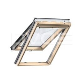 Velux Klappflügelfenster manuell Holz klar Thermo 1 Titanzink GPL 3370